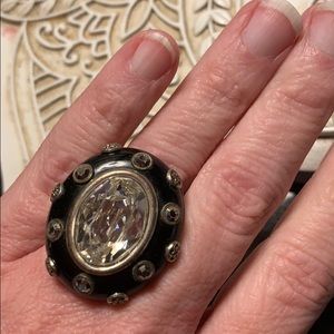 Brighton ring size 5 black